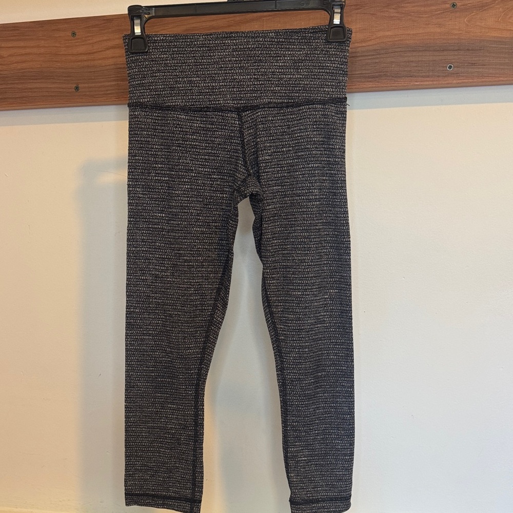 lululemon athletica Black Heathered Leggings
